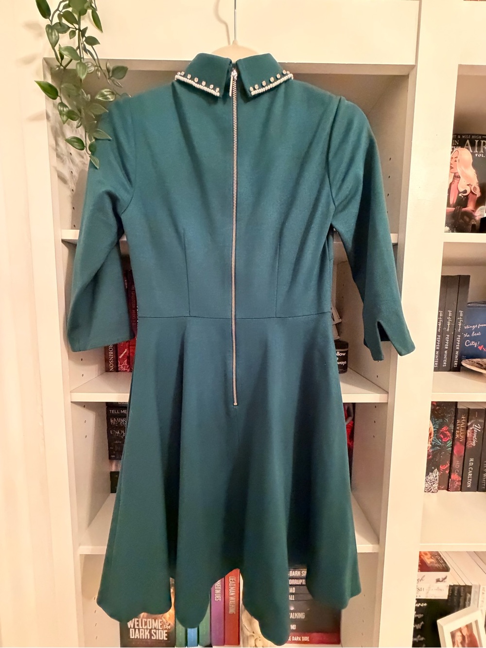 kate spade New York Embellished Collar Ponte Dress - Picture 3 of 3